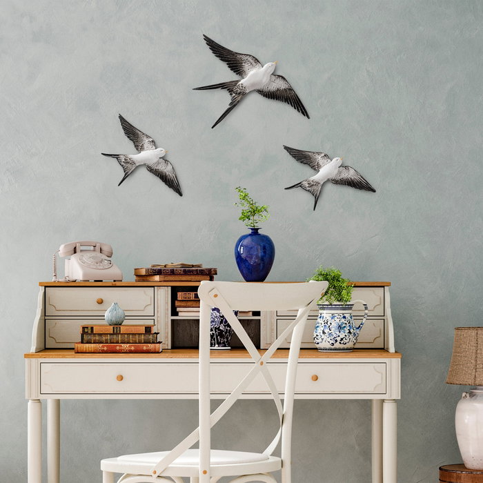 Aberto Design Flying Swallow - 2 Blanco y Negro
